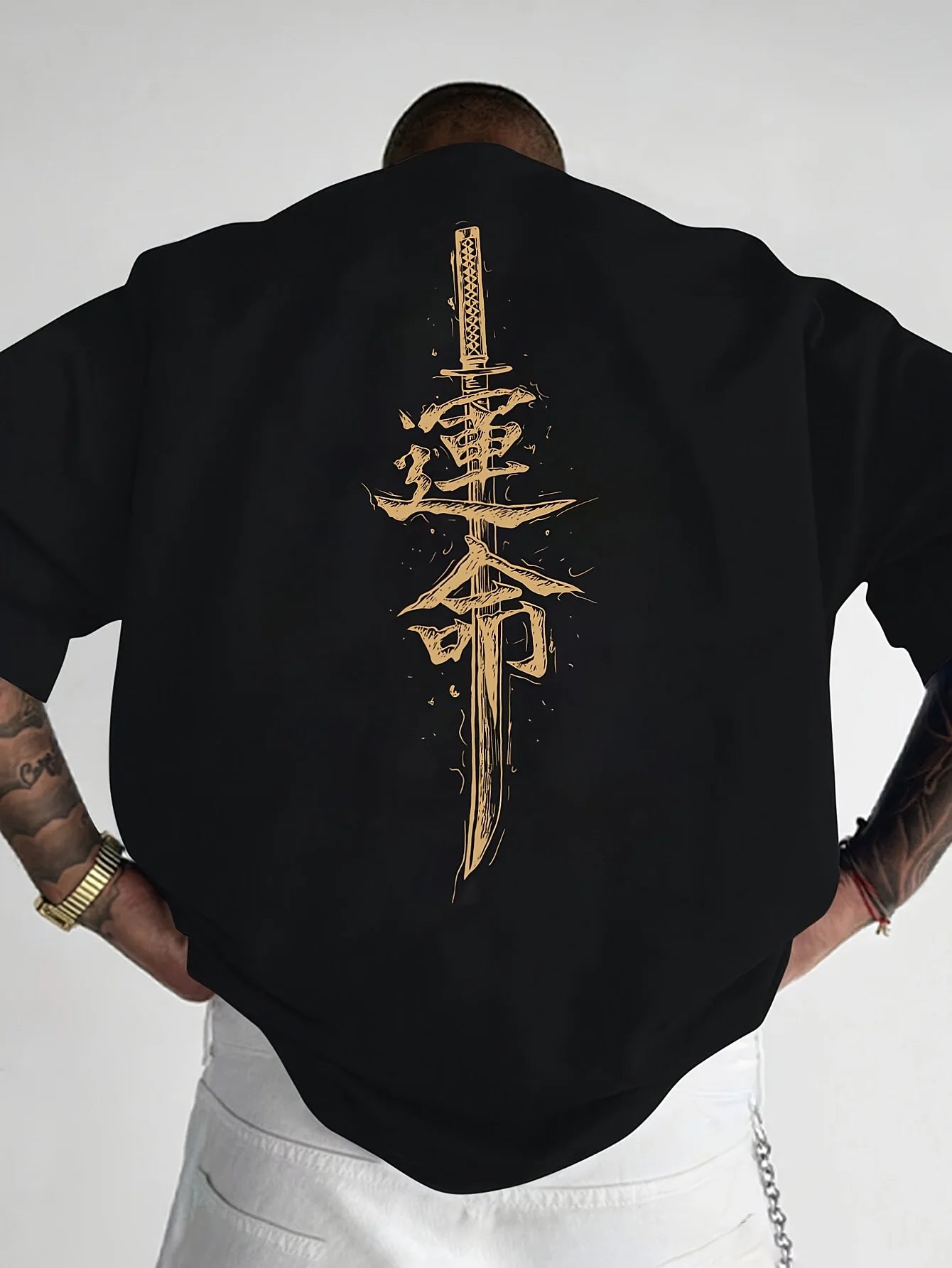 T-shirt samurai  maglietta a maniche corte da uomo