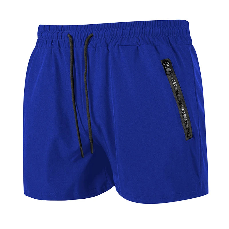 Pantaloncini da spiaggia da uomo con fodera in rete Pantaloncini da surf casual estivi con tasche laterali con cerniera Costume da bagno Costume da bagno Costumi da bagno