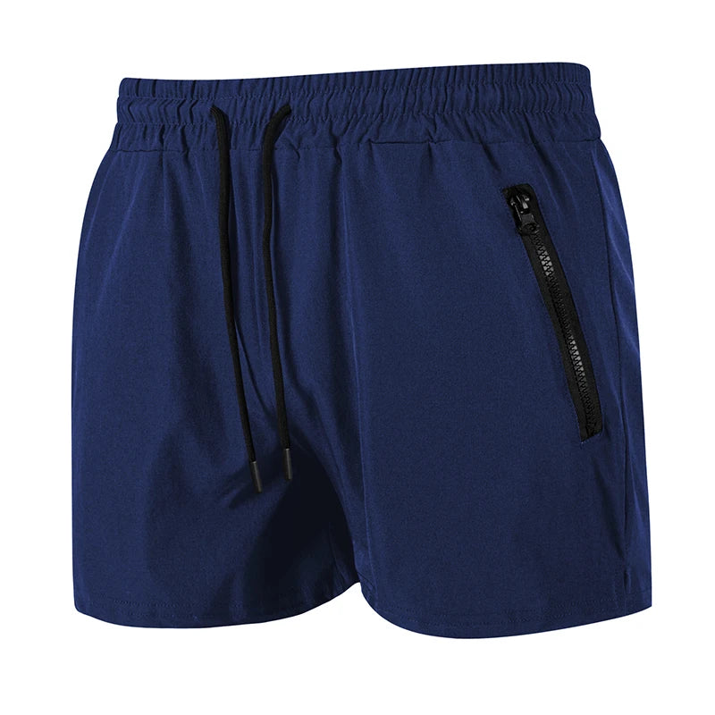 Pantaloncini da spiaggia da uomo con fodera in rete Pantaloncini da surf casual estivi con tasche laterali con cerniera Costume da bagno Costume da bagno Costumi da bagno