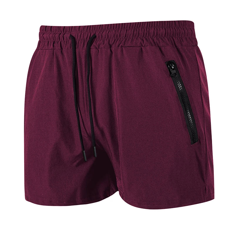 Pantaloncini da spiaggia da uomo con fodera in rete Pantaloncini da surf casual estivi con tasche laterali con cerniera Costume da bagno Costume da bagno Costumi da bagno