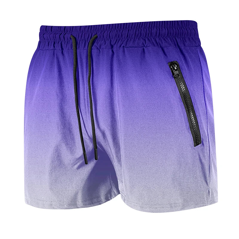 Pantaloncini da spiaggia da uomo con fodera in rete Pantaloncini da surf casual estivi con tasche laterali con cerniera Costume da bagno Costume da bagno Costumi da bagno