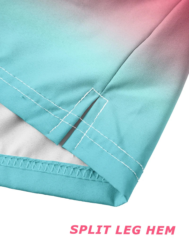 Pantaloncini da spiaggia da uomo con fodera in rete Pantaloncini da surf casual estivi con tasche laterali con cerniera Costume da bagno Costume da bagno Costumi da bagno