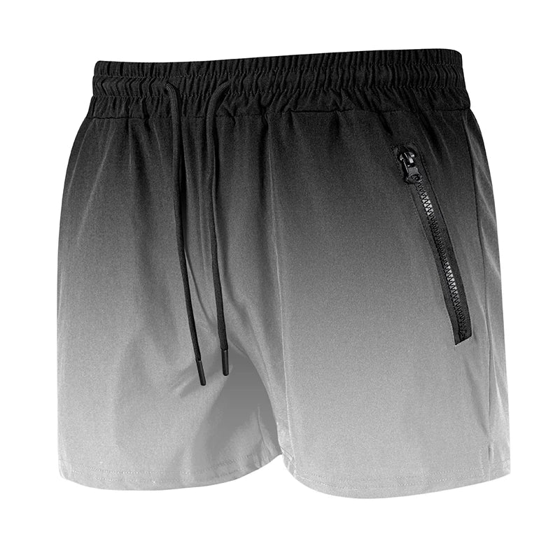 Pantaloncini da spiaggia da uomo con fodera in rete Pantaloncini da surf casual estivi con tasche laterali con cerniera Costume da bagno Costume da bagno Costumi da bagno