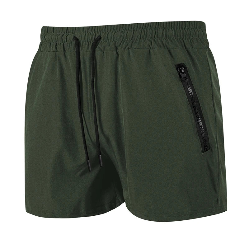 Pantaloncini da spiaggia da uomo con fodera in rete Pantaloncini da surf casual estivi con tasche laterali con cerniera Costume da bagno Costume da bagno Costumi da bagno